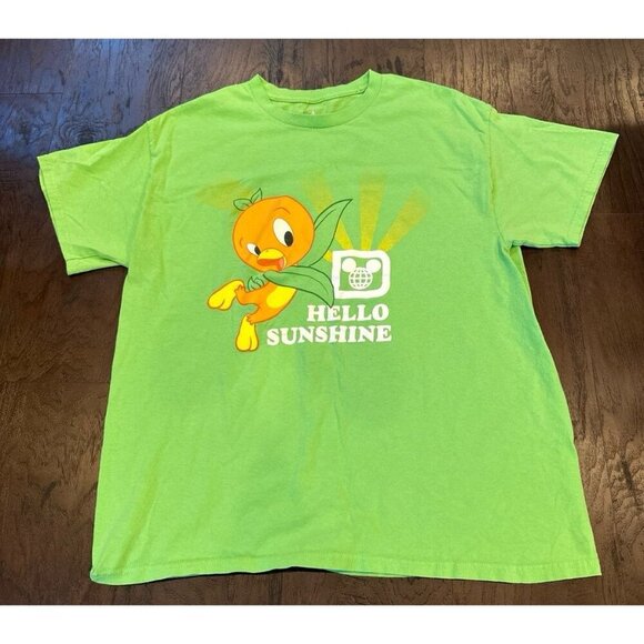 Disney Tops - Disney Orange Bird Hello Sunshine Walt Disney World